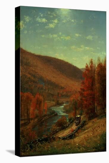 A Road Through Belvedere, Vermont-Thomas Worthington Whittredge-Premier Image Canvas