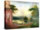 A Romantic Landscape with the Arrival of the Queen of Sheba, C.1830-Samuel Colman-Premier Image Canvas