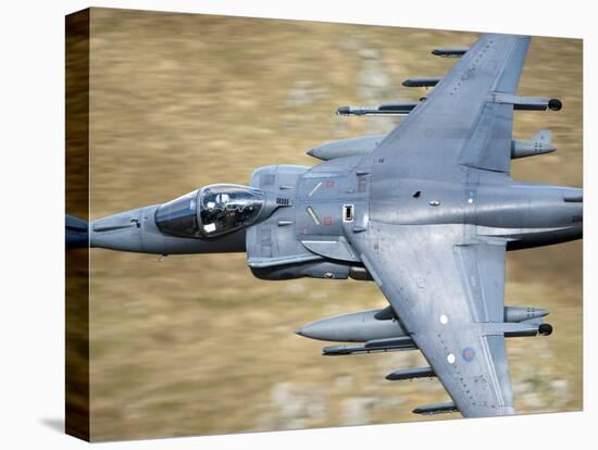 A Royal Air Force Harrier GR9 Flying Low over North Wales-Stocktrek Images-Premier Image Canvas