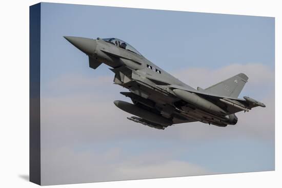 A Royal Air Force Typhoon Fighter Jet Taking Off-Stocktrek Images-Premier Image Canvas