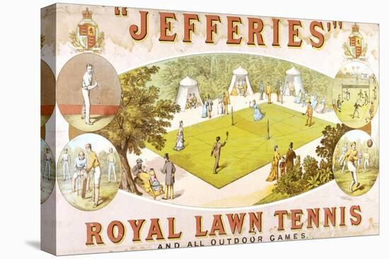 A Royal Lawn Tennis Set for 4 Players Made by Jefferies, Woolwich, circa 1875-null-Premier Image Canvas