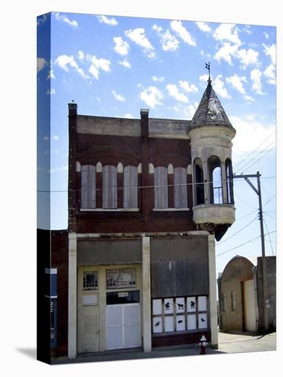 A Run-Down Historic Building in Ellsworth, Kan-null-Premier Image Canvas
