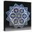 A Samarkand Cuerda Seca Stellar Tile of Twelve Pointed Form, the Blue Ground with a Central…-null-Premier Image Canvas
