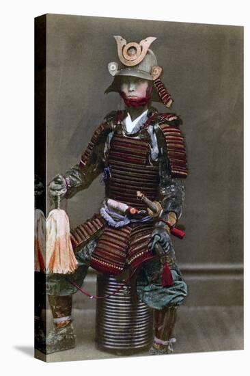 A Samurai in Armour, Japan, 1882-Felice Beato-Premier Image Canvas