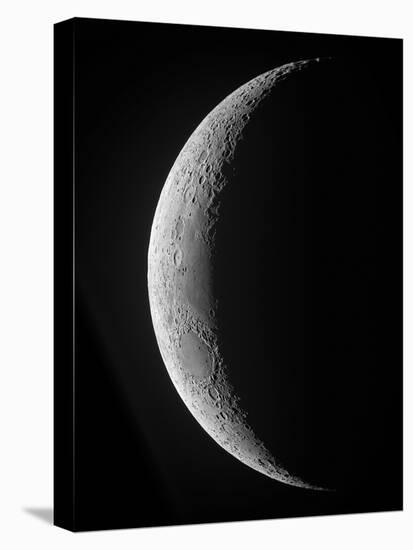 A Saxing Crescent Moon in High Resolution-Stocktrek Images-Premier Image Canvas