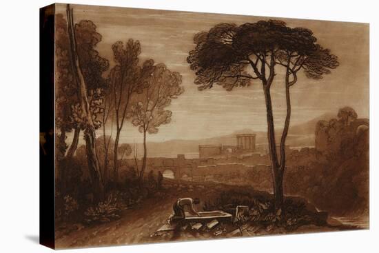 A Scene in the Campagna, 1812 (Etching & Mezzotint)-Joseph Mallord William Turner-Premier Image Canvas