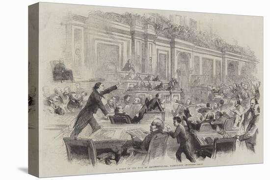 A Scene in the Hall of Representatives, Washington-Thomas Nast-Premier Image Canvas