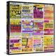 A Selection of British Concert Posters, 1960s-null-Premier Image Canvas