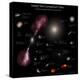A Selection of Galaxies Shown to the Same Scale-null-Premier Image Canvas