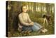 A Shepherdess and Her Flock, 1878-9-John Macallan Swan-Premier Image Canvas