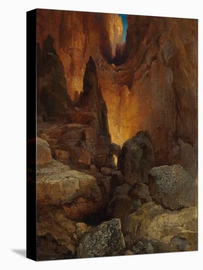 A Side Canyon, Grand Canyon of Arizona, 1915 (Oil on Canvas)-Thomas Moran-Premier Image Canvas