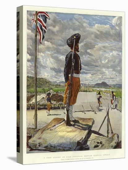 A Sikh Sentry at Fort Johnston, British Central Africa-Harry Hamilton Johnston-Premier Image Canvas