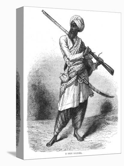 'A Sikh Soldier', c1880-Unknown-Premier Image Canvas