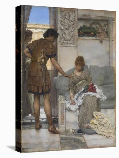 A Silent Greeting-Sir Lawrence Alma-Tadema-Premier Image Canvas