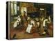 A Singerie: Monkey Barbers Serving Cats-Jan Van, The Elder Kessel-Premier Image Canvas