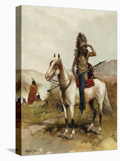 A Sioux Indian Chief-Frank Feller-Premier Image Canvas