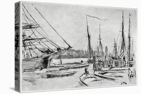 A Sketch from Billingsgate, 19th Century-James Abbott McNeill Whistler-Premier Image Canvas