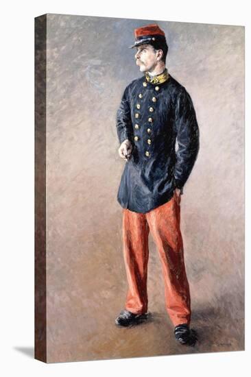 A Soldier-Gustave Caillebotte-Premier Image Canvas