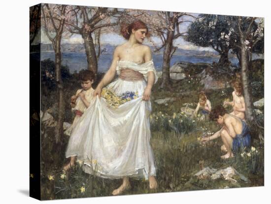 A Song of Springtime, 1913-John William Waterhouse-Premier Image Canvas