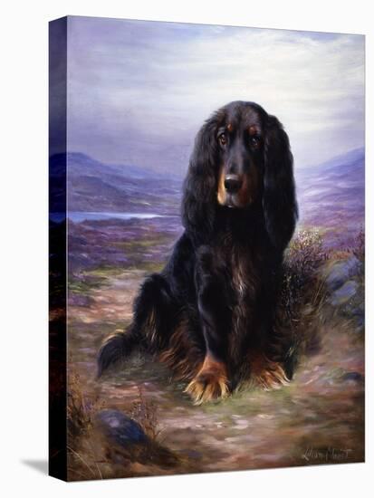 A Spaniel in the Highlands-Lilian Cheviot-Premier Image Canvas