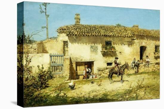 A Spanish Farm-Jose Benlliure Y Gil-Premier Image Canvas