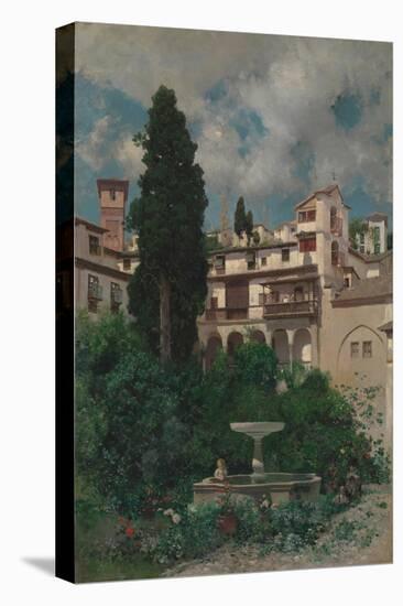 A Spanish Garden-Martin Rico y Ortega-Premier Image Canvas