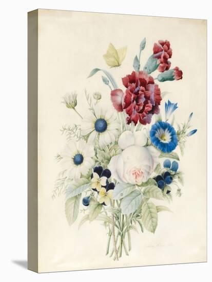 A Spray of Flowers Including a Rose-Caroline Adrien-Premier Image Canvas