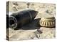 A Static Display of a Converted Ordnance Shell and a Simple Mine-Stocktrek Images-Premier Image Canvas
