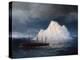 A Steamboat Sailing by an Iceberg-Ivan Aivazovsky-Premier Image Canvas