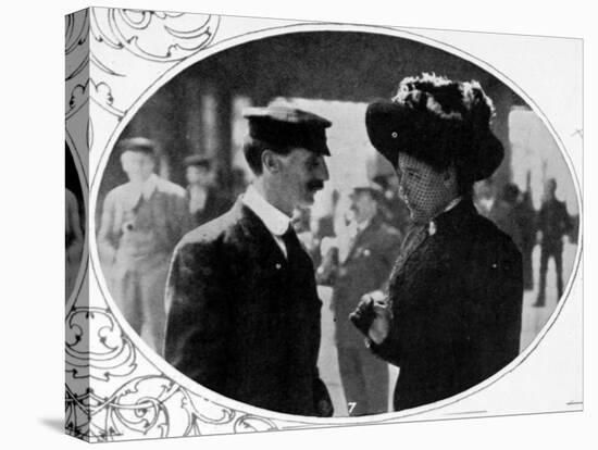 A Steward and Stewardess, Surviving Crew of the Titanic-null-Premier Image Canvas