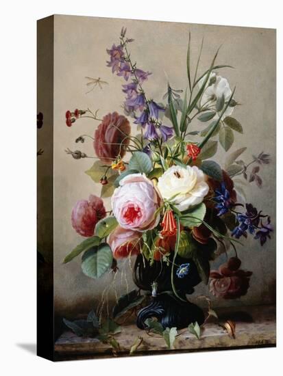 A Still Life of Summer Flowers-Hans Hermann-Premier Image Canvas
