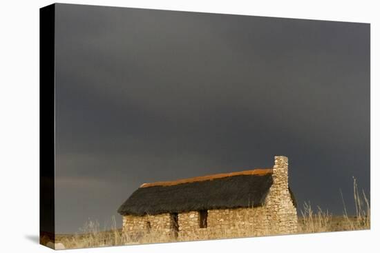 A stone house on the desert. Kgalagadi Transfrontier Park, South Africa-Keren Su-Premier Image Canvas