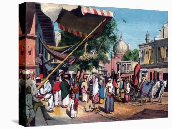 A Street at the Back of Jami Masjid, Delhi, India, 1857-William Carpenter-Premier Image Canvas