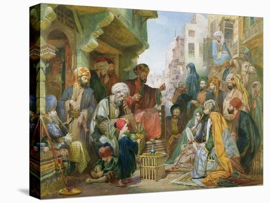 A Street in Cairo-John Frederick Lewis-Premier Image Canvas