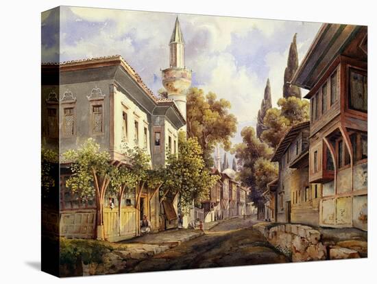 A Street in Constantinople, 1835-Johann Jakob Wolfensberger-Premier Image Canvas