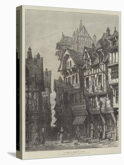 A Street in Rouen-Samuel Read-Premier Image Canvas