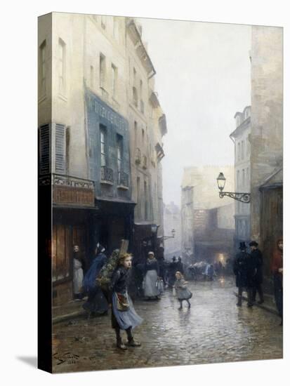 A Street Market, Paris, France-Victor Gabriel Gilbert-Premier Image Canvas