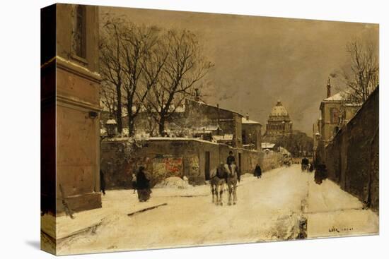 A Street Near Les Invalides, Paris-Luigi Loir-Premier Image Canvas