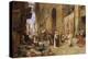 A Street Scene in Cairo-Charles Robertson-Premier Image Canvas