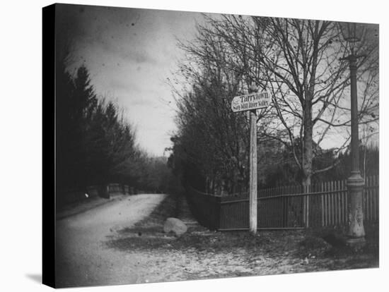 A Street Sign Saying Tarrytown, Saw Mill River Valley, Saw Mill Road, Ny-Wallace G^ Levison-Premier Image Canvas