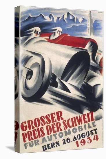 A Striking Poster for the Grand Prix of Switzerland Held at Bern-null-Premier Image Canvas