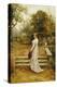 A Stroll in the Garden-Ernest Walbourn-Premier Image Canvas