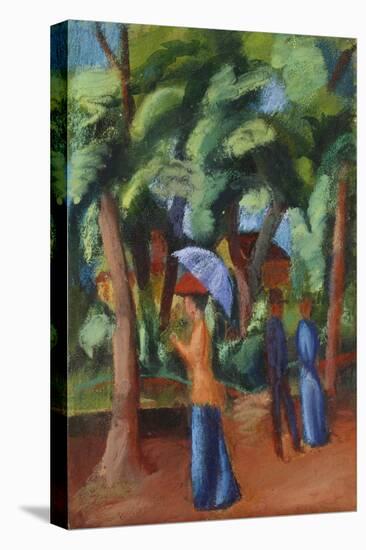 A Stroll in the Park, 1914-August Macke-Premier Image Canvas