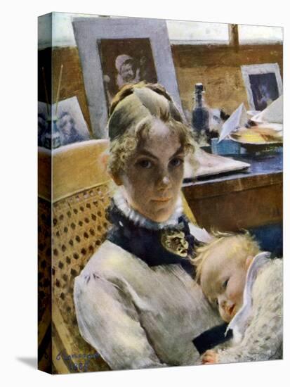 A Studio Idyll: The-Carl Larsson-Premier Image Canvas
