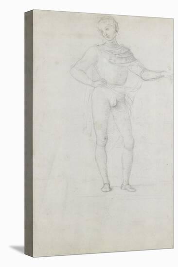 A Study for a Figure in an Adoration of the Magi-Pietro Perugino-Premier Image Canvas