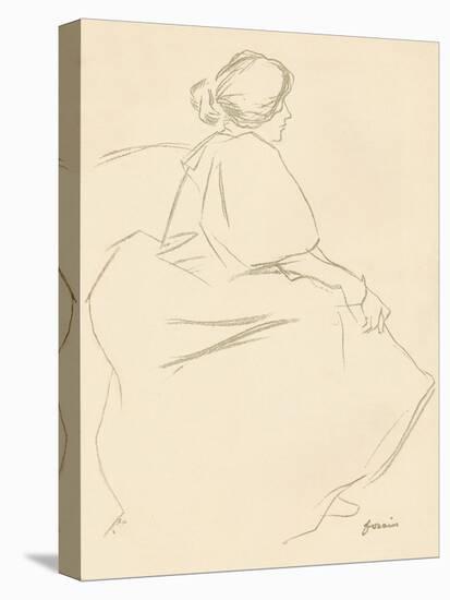 A Study in Crayon, C1872-1898, (1898)-Jean Louis Forain-Premier Image Canvas