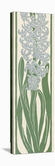 A Stylized, Art Nouveau Depiction of a Hyacinth Within a Rectangular Border-null-Premier Image Canvas