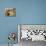 A Sudanese Girl Plays Inside a Thatched Hut at the Refugee Camp of Zamzam-null-Premier Image Canvas displayed on a wall