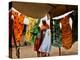 A Sudanese Woman Buys a Dress for Her Daughter at the Zamzam Refugee Camp-null-Premier Image Canvas