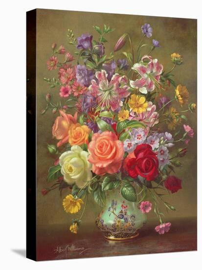 A Summer Floral Arrangement, 1996-Albert Williams-Premier Image Canvas